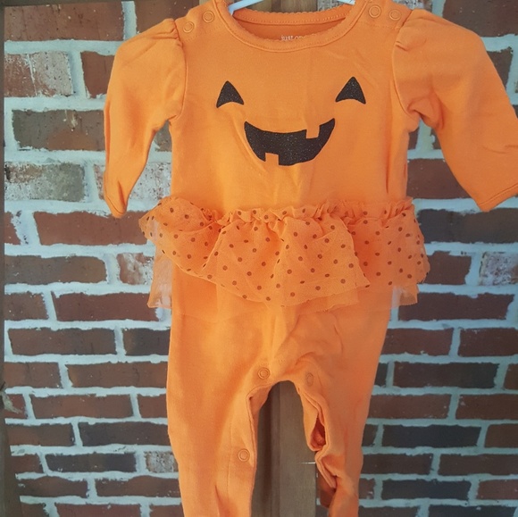 Never worn, pumpkin tutu Carter's onsie - Picture 1 of 3